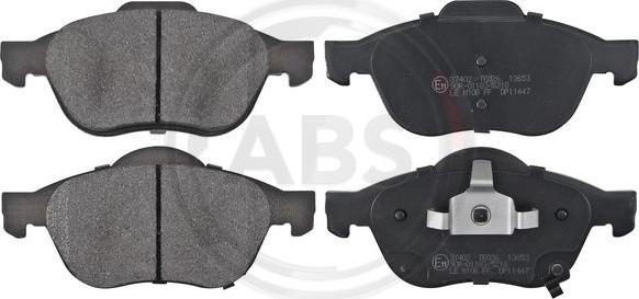 A.B.S. 37402 - Brake Pad Set, disc brake autospares.lv