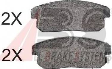 A.B.S. 37419 OE - Brake Pad Set, disc brake autospares.lv