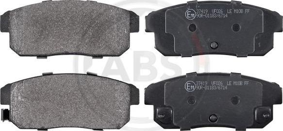 A.B.S. 37419 - Brake Pad Set, disc brake autospares.lv