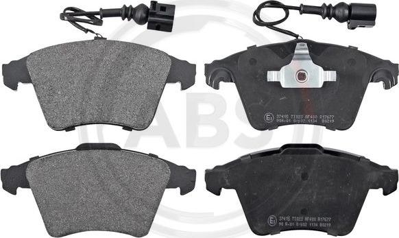 A.B.S. 37415 - Brake Pad Set, disc brake autospares.lv