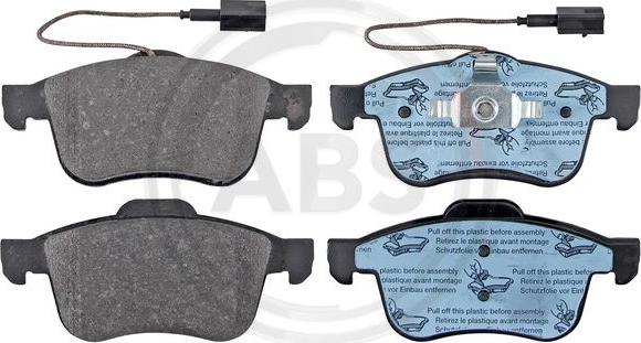 A.B.S. 37485 - Brake Pad Set, disc brake autospares.lv