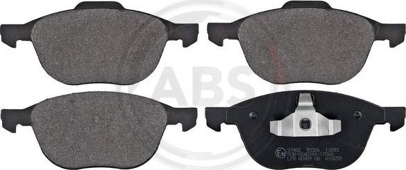 A.B.S. 37422 - Brake Pad Set, disc brake autospares.lv