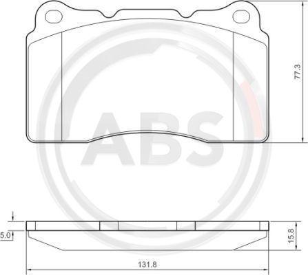 A.B.S. 37479 - Brake Pad Set, disc brake autospares.lv