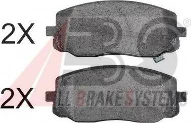 A.B.S. 37474 OE - Brake Pad Set, disc brake autospares.lv