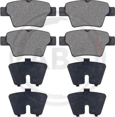 A.B.S. 37475 - Brake Pad Set, disc brake autospares.lv