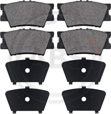 A.B.S. 37545 - Brake Pad Set, disc brake autospares.lv