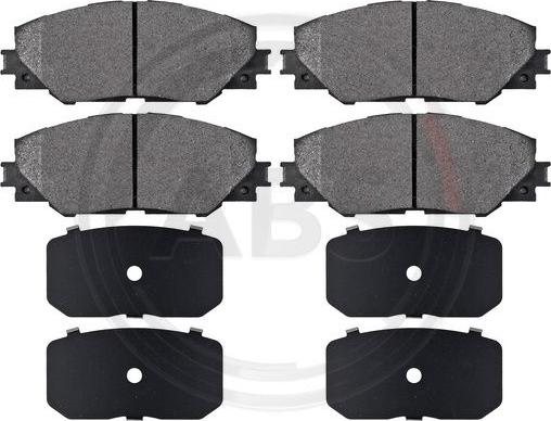 A.B.S. 37543 - Brake Pad Set, disc brake autospares.lv