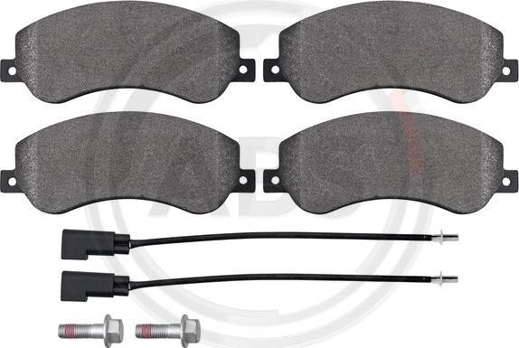 A.B.S. 37558 - Brake Pad Set, disc brake autospares.lv