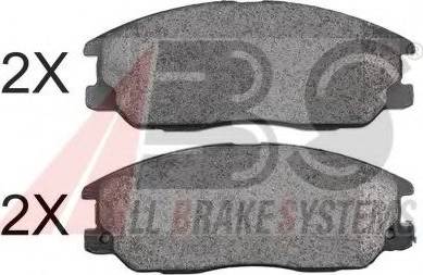 A.B.S. 37566 OE - Brake Pad Set, disc brake autospares.lv