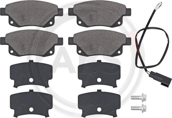 A.B.S. 37560 - Brake Pad Set, disc brake autospares.lv