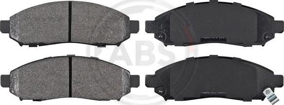 A.B.S. 37518 - Brake Pad Set, disc brake autospares.lv