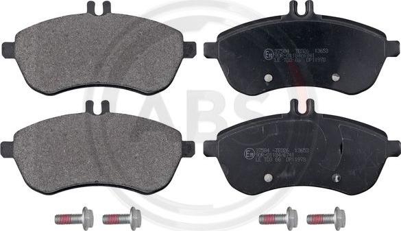 A.B.S. 37584 - Brake Pad Set, disc brake autospares.lv