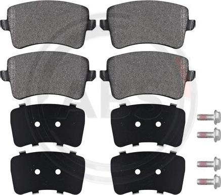 A.B.S. 37588 - Brake Pad Set, disc brake autospares.lv