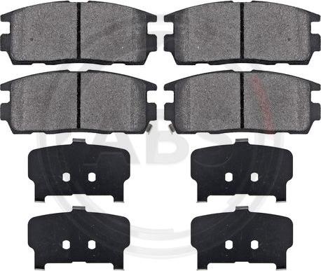 A.B.S. 37583 - Brake Pad Set, disc brake autospares.lv