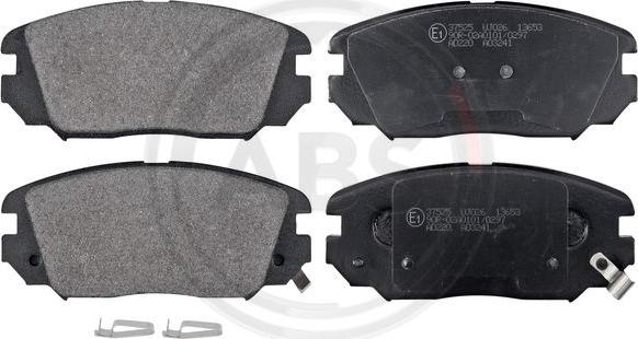 A.B.S. 37525 - Brake Pad Set, disc brake autospares.lv