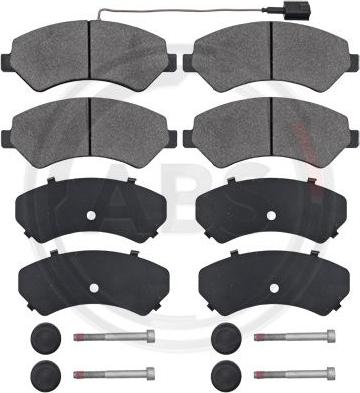 A.B.S. 37576 - Brake Pad Set, disc brake autospares.lv