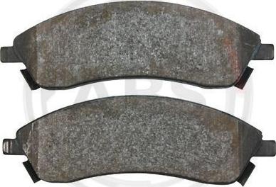 A.B.S. 37570 - Brake Pad Set, disc brake autospares.lv