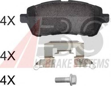 A.B.S. 37656 OE - Brake Pad Set, disc brake autospares.lv