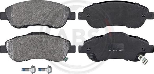 A.B.S. 37650 - Brake Pad Set, disc brake autospares.lv