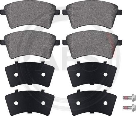 A.B.S. 37664 - Brake Pad Set, disc brake autospares.lv