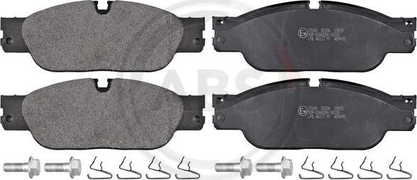 A.B.S. 37660 - Brake Pad Set, disc brake autospares.lv