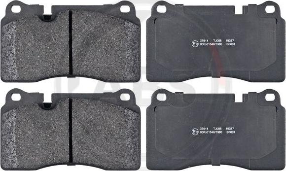 A.B.S. 37614 - Brake Pad Set, disc brake autospares.lv