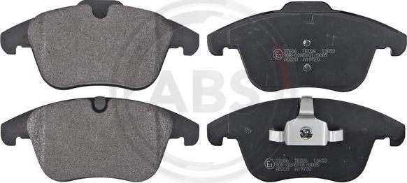 A.B.S. 37686 - Brake Pad Set, disc brake autospares.lv