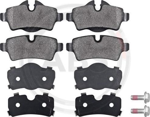 A.B.S. 37629 - Brake Pad Set, disc brake autospares.lv