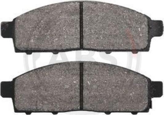 A.B.S. 37624 - Brake Pad Set, disc brake autospares.lv