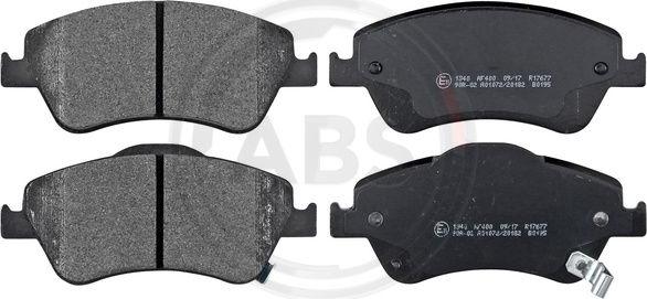 A.B.S. 37620 - Brake Pad Set, disc brake autospares.lv