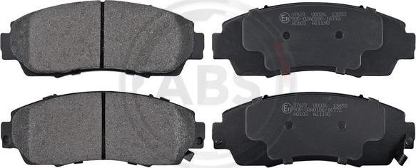 A.B.S. 37627 - Brake Pad Set, disc brake autospares.lv