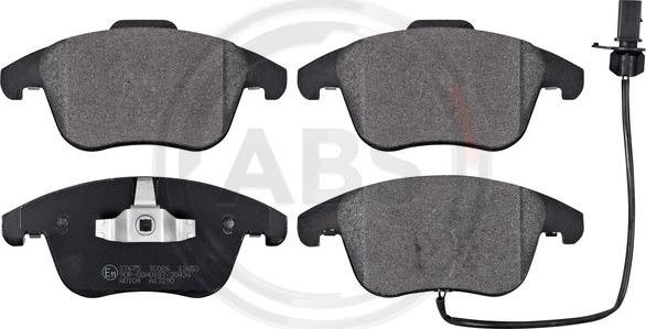 A.B.S. 37675 - Brake Pad Set, disc brake autospares.lv