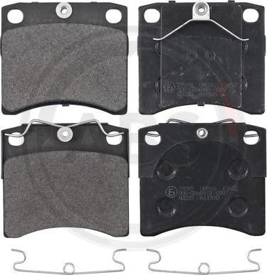 A.B.S. 37099 - Brake Pad Set, disc brake autospares.lv