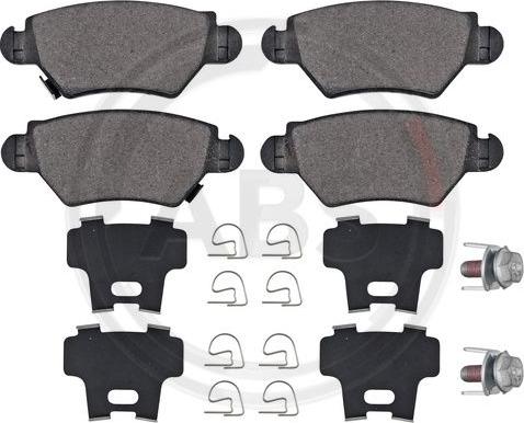 A.B.S. 37059 - Brake Pad Set, disc brake autospares.lv