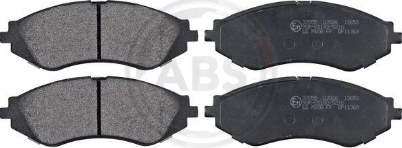 A.B.S. 37055 - Brake Pad Set, disc brake autospares.lv