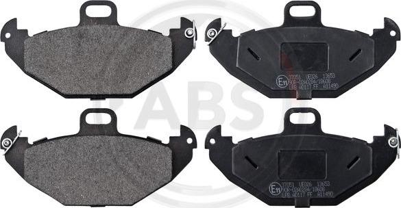 A.B.S. 37051 - Brake Pad Set, disc brake autospares.lv