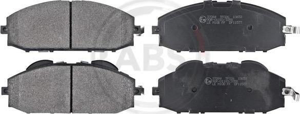 A.B.S. 37084 - Brake Pad Set, disc brake autospares.lv