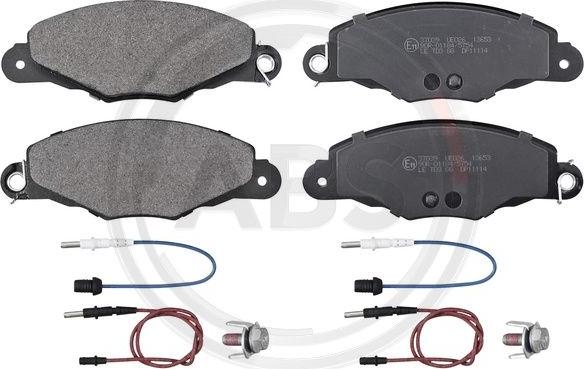 A.B.S. 37039 - Brake Pad Set, disc brake autospares.lv