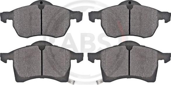 A.B.S. 37076 - Brake Pad Set, disc brake autospares.lv