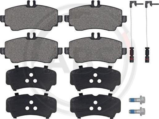 A.B.S. 37078 - Brake Pad Set, disc brake autospares.lv