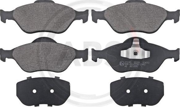 A.B.S. 37195 - Brake Pad Set, disc brake autospares.lv