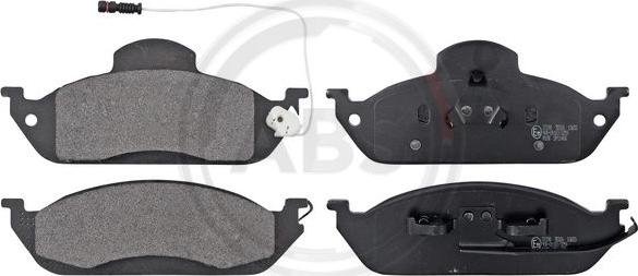 A.B.S. 37198 - Brake Pad Set, disc brake autospares.lv