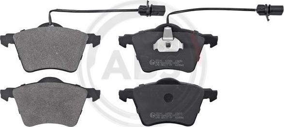 A.B.S. 37141 - Brake Pad Set, disc brake autospares.lv