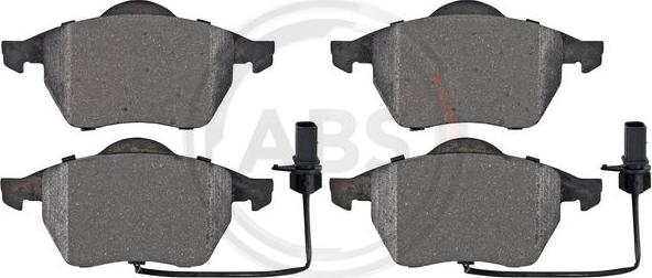 A.B.S. 37156 - Brake Pad Set, disc brake autospares.lv