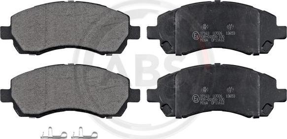 A.B.S. 37163 - Brake Pad Set, disc brake autospares.lv