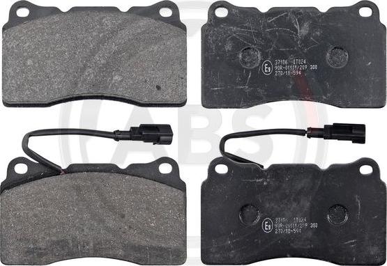 A.B.S. 37106 - Brake Pad Set, disc brake autospares.lv