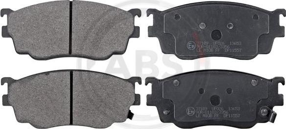 A.B.S. 37189 - Brake Pad Set, disc brake autospares.lv