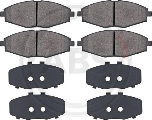 A.B.S. 37139 - Brake Pad Set, disc brake autospares.lv