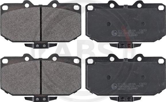 A.B.S. 37128 - Brake Pad Set, disc brake autospares.lv