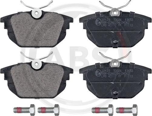 A.B.S. 37123 - Brake Pad Set, disc brake autospares.lv